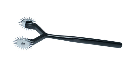 Double Head Pinwheel for BDSM Sensation Play – Dual Head Stimulation Tool