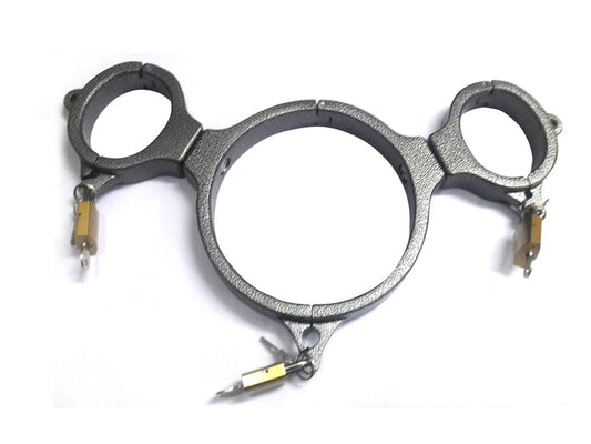 Heavy-Duty Aluminum BDSM Handcuffs – Secure Restraints for Intense Bondage Play