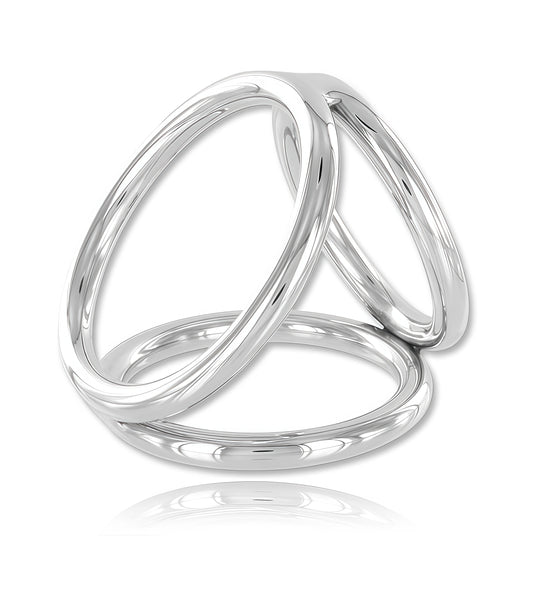 Triple Ring Cage – Ultimate Stainless Steel Cock & Ball Restraint