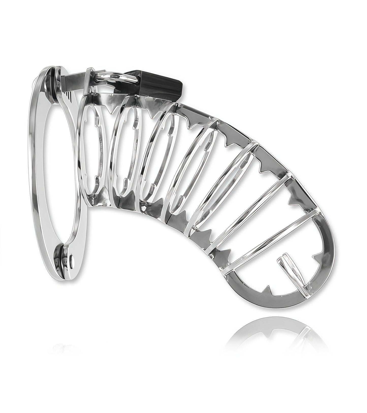 Chastity Tube with Removable Cover – Secure Stainless Steel Lock-Up with Discreet Shielding
