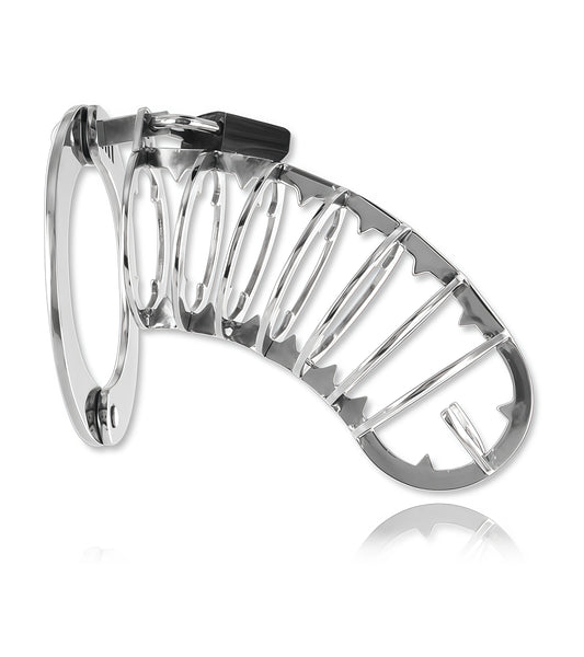 Chastity Tube with Removable Cover – Secure Stainless Steel Lock-Up with Discreet Shielding