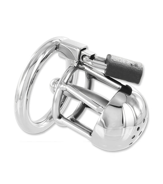 Little Lad Chastity Cage – Compact Stainless Steel Cock Lock for Beginners
