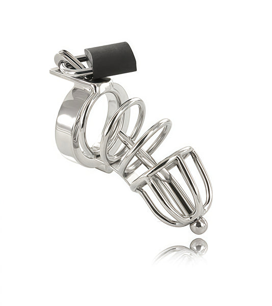 Attica Chastity Cage – Ultra-Secure Stainless Steel Male Lock