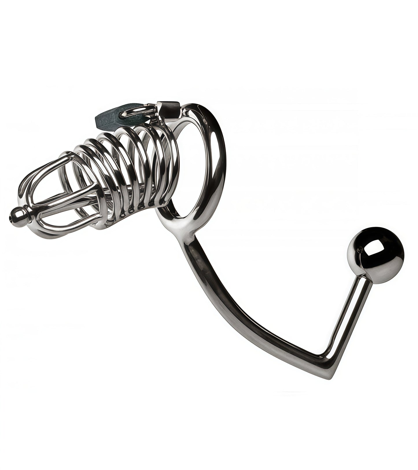 Ass Spark Rave – Stainless Steel Anal Plug with Multicolor Gem Base