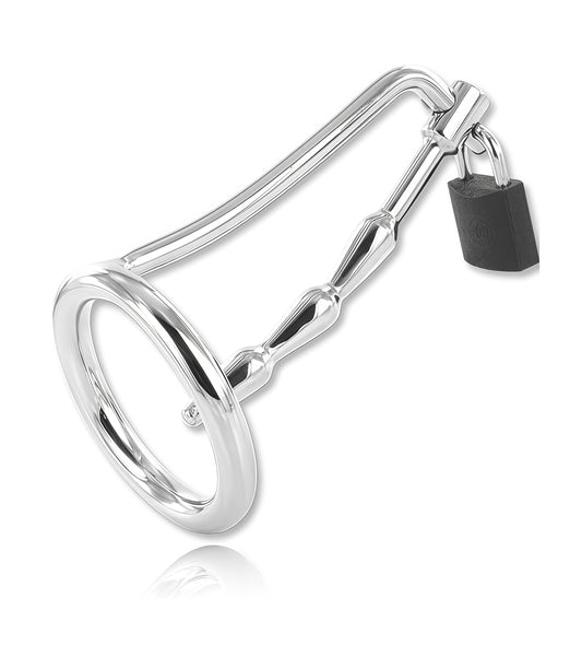 Humped Cock Trap – Advanced Stainless Steel Chastity Device for Maximum Control and Denial