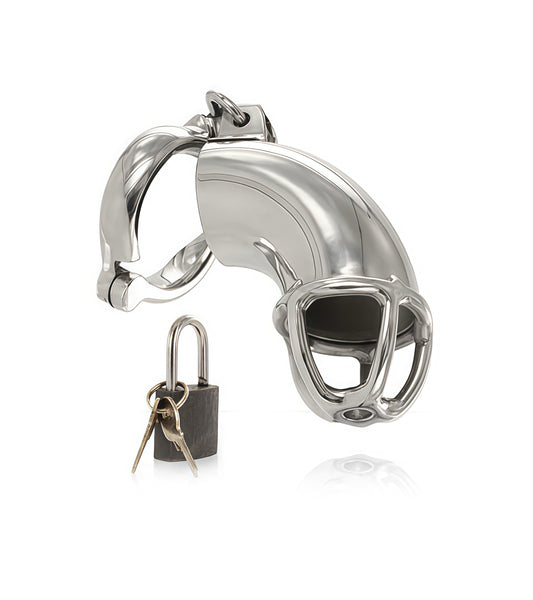 Chastity Device Lancelot Diamond Tube – Premium Stainless Steel Cock Cage with Secure Locking Mechanism