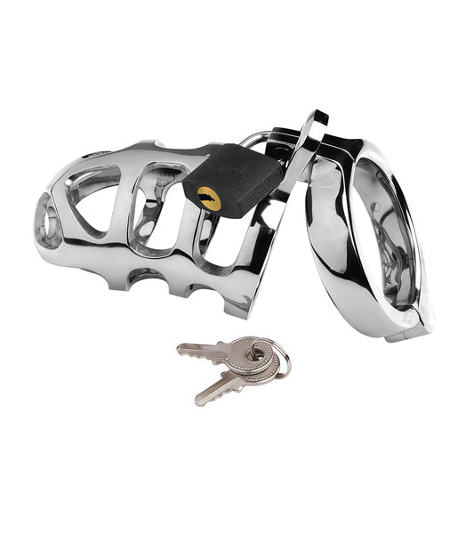 Brutal Chastity Cage – Heavy-Duty Steel Cock Cage for Extreme Control