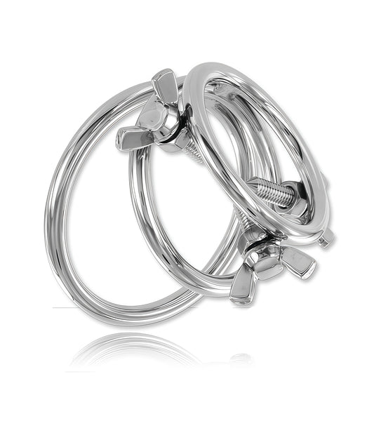 Chastity Tube with Removable Cover – Steel Cock Cage with Adjustable Exposure