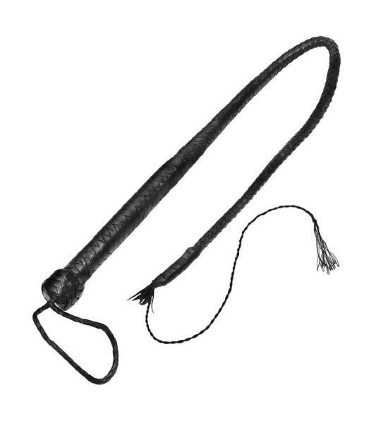 Black Leather Whip – Classic Power, Precision Control