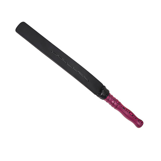 Wooden Handle Leather Paddle