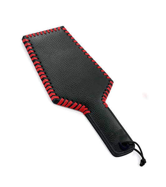 Wide Heavy Grain Leather Paddle – Firm Control with Deep, Thuddy Impact