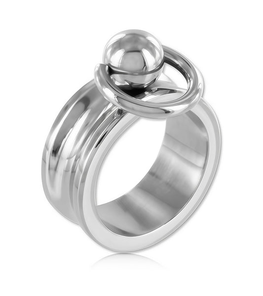 Grooved O-Ring – Textured Stainless Steel Power for Restraints, Collars & Gear