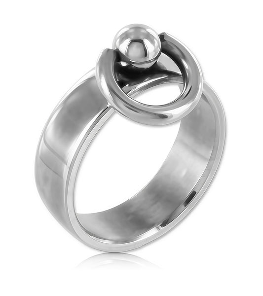 Slimline Stainless Steel O-Ring – Sleek, Durable & BDSM-Ready