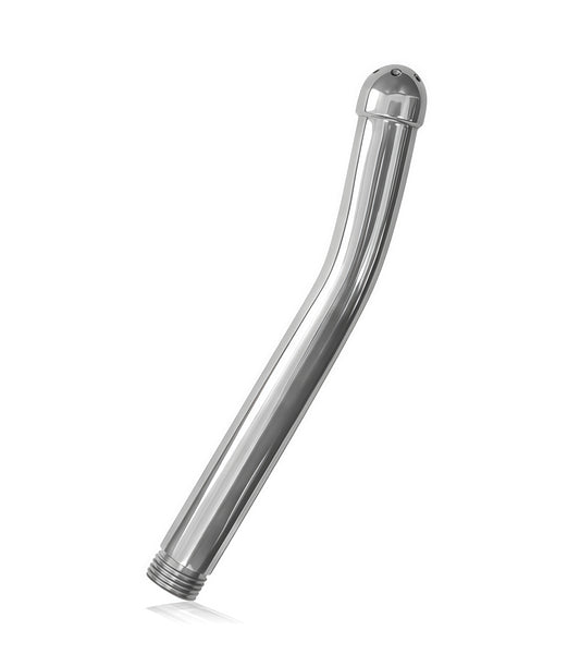 8" Curved Douche Head – Stainless Steel Shower Enema Attachment
