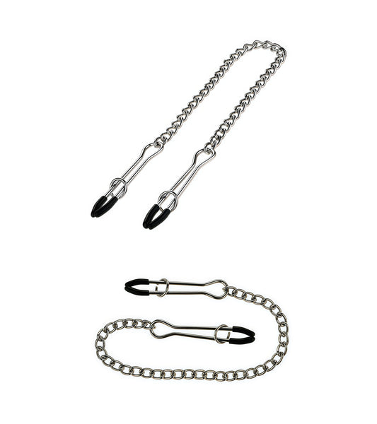 Tweezers Nipple Clamps with Chain – Precision, Style & Sensual Tension