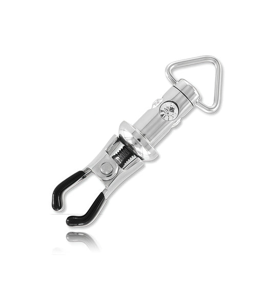Barrel Tit Clamp with Triangular Hook – Ultimate Control for Advanced BDSM