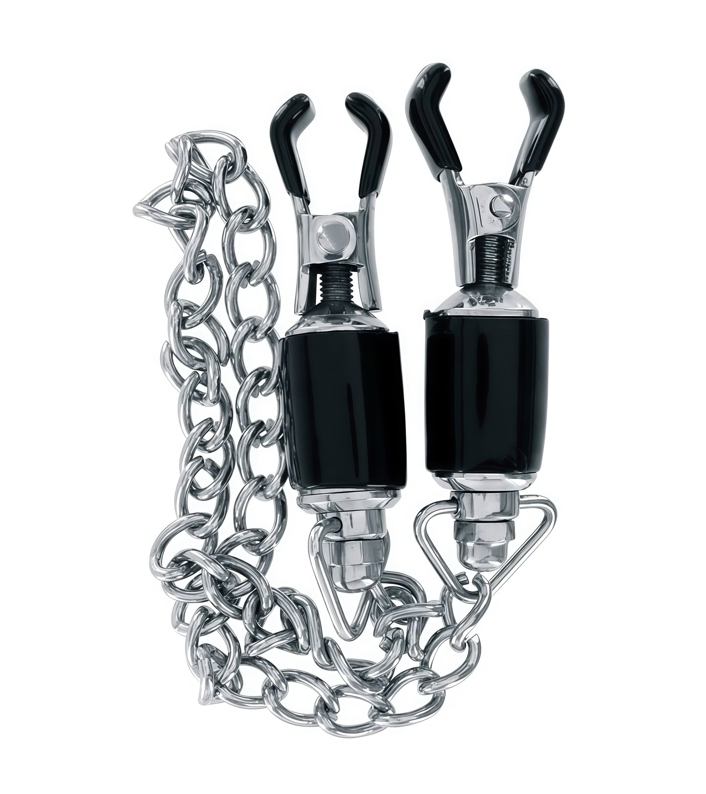 Barrel Tit Clamps with Chain – Industrial Strength Nipple Control