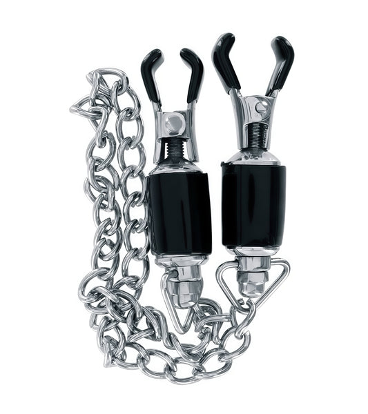 Barrel Tit Clamps with Chain – Industrial Strength Nipple Control
