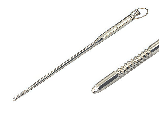 Beginners Ribbed Vibrating Sound – Stainless Steel Urethral Stimulator